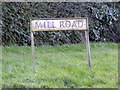 TM2972 : Mill Road sign by Geographer