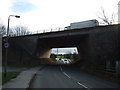 Motorway bridge over B6135