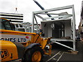 SP0686 : Birmingham New Street Redevelopment - New Footbridge on Hill Street Waiting to be Lifted into Place by Roy Hughes