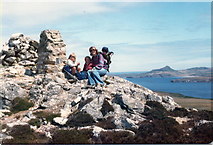 SM6923 : Trig point on Ramsey Island by Roger Templeman
