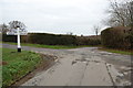 TQ6434 : Crossroads on Newbury Lane by Julian P Guffogg