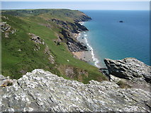 SX6838 : South Devon coast by Philip Halling