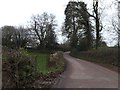 Valley of small stream at Coombe