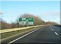 A422 approaching Middleton Cheney roundabout