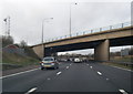 M6 northbound passing under M61 north