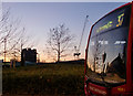 December skyline, Manor Road, Richmond