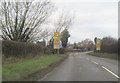 A49 into Woofferton from the south