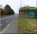 A38 passes southern edge of former Newport Towers Hotel