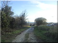 Track near Lancing Hill