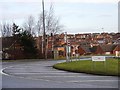 Roundabout and houses at Barlborough Links