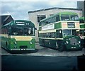 Two Buses at the former Aldershot Bus Depot