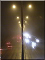 Walton on the Hill: street lights on the M25