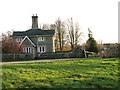 Gatehouse by the entrance to Raynham Hall