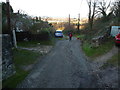 Steep lane in Tan-yr-allt