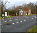 Lodge at the entrance to Eastwood Garden Plant Centre