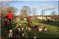 The Buccleuch Hunt meet at St Boswells