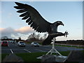 Eagle statue at Salop Leisure near Shrewsbury