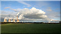 SE5723 : Eggborough and Drax Power Stations by Alan Murray-Rust