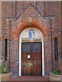 Our Lady of Willesden RC Church, Acton Lane / Nicoll Road, NW10 - west door