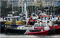 J5082 : Boats at Bangor harbour by Rossographer