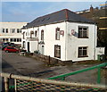 Side view of The Viaduct pub, Crumlin