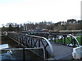 Vale Royal locks - swing bridge