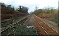 Railway lines NW of Treforest Estate railway station