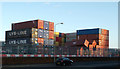 Storm damage at Greenock Ocean Terminal