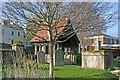 Covered church gate at Wilton