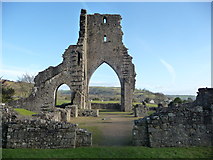 SN6332 : Talley Abbey ruins by Jeremy Bolwell