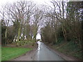 Westfield Lane towards South Milford