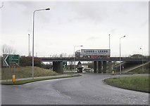 TA1129 : Flyover, Mount Pleasant roundabout, Hull by Derek Harper