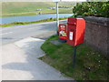 HU3849 : Weisdale: postbox № ZE2 46 by Chris Downer