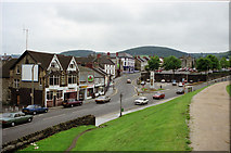ST1586 : Caerphilly Old Town view of "The Twyn" Area looking south by Eddie Reed