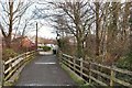 A footbridge over Coney Gut near Rose Lane