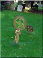 St Mary, Panfield - Churchyard grave marker