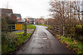 A footbridge & bus lane near Fairacre Avenue and Homebase crossing Coney Gut