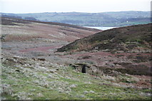 SE0035 : Grouse butt on Haworth Moor by Bill Boaden