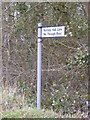 TM2372 : Kersley Hall Lane signpost by Geographer