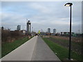 View of the Container Cafe from the Greenway