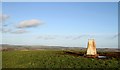 The triangulation pillar on Fans Hill