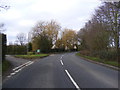 B1118 Battlesea Hill road junction at Battlesea Green