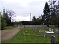 TM2374 : The entrance to Stradbroke Cemetery by Geographer