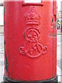 Edward VII postbox, Crownhill Road / Manor Park Road (A404), NW10 - royal cipher.