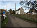 The lane to Home Farm, Kingweston