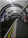 TQ3085 : Southbound platform, Holloway Road Underground Station by Robin Sones