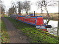 SP7289 : Working Narrow Boat Hadar  moored near Gallow Hill by Keith Lodge