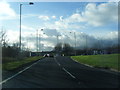 Mold by-pass at Wrexham Road roundabout