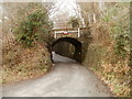 Former railway bridge, Dranllwyn Lane, Machen