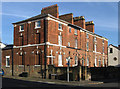 Derby - houses at junction of Arthur and Edward Streets